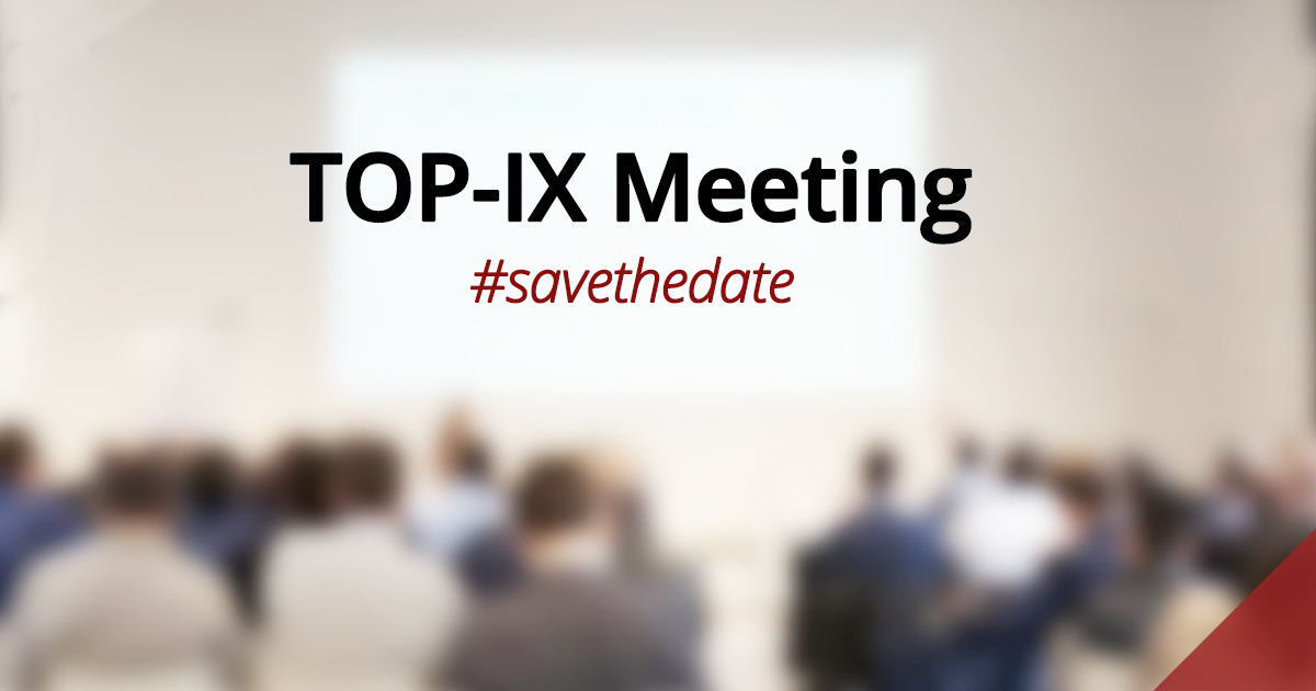 TOP-IX Meeting SaveTheDate